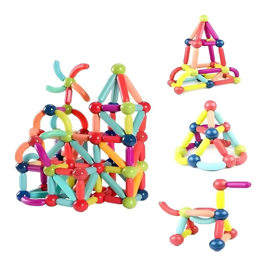 Set de Construcción Magnética 100 Piezas