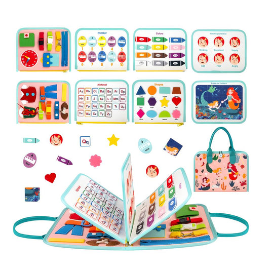 Maletín Sensorial Educativo Sirenas 8 en 1