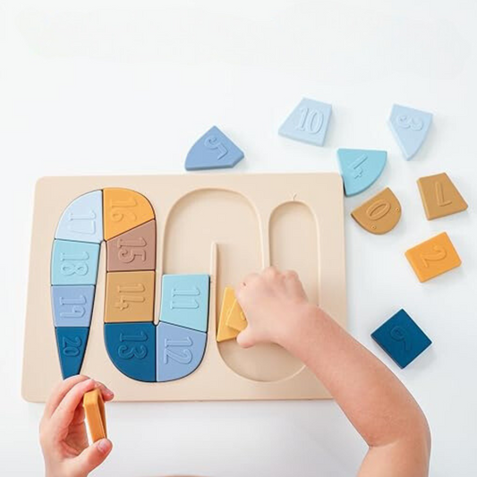 Rompecabezas Serpiente Numérica de Silicona