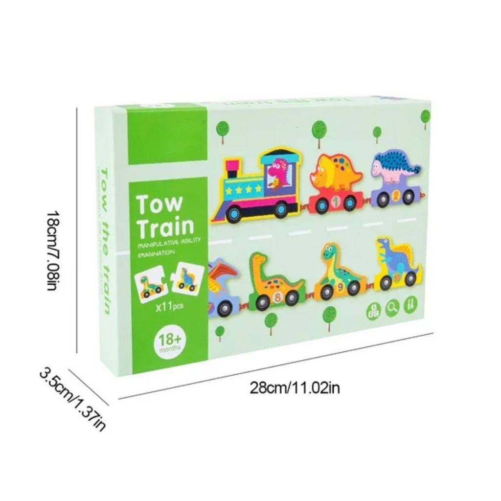 Tren Númerico de Dinosaurios