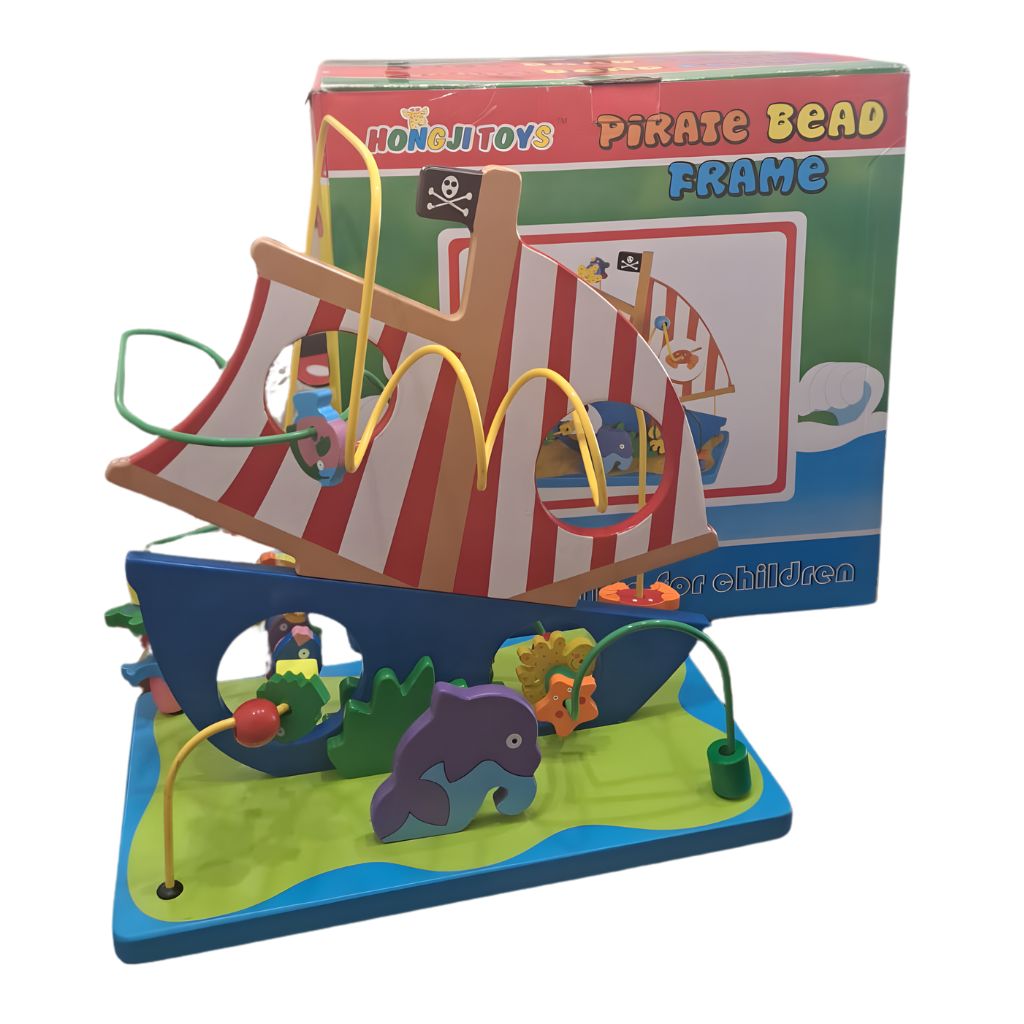 Laberinto de Cuentas XL Barco Pirata (43×40 cm)