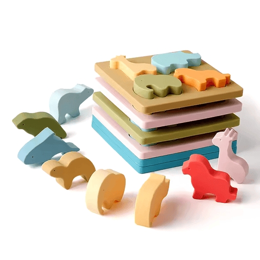 Juego de Encaje de Silicona Animales