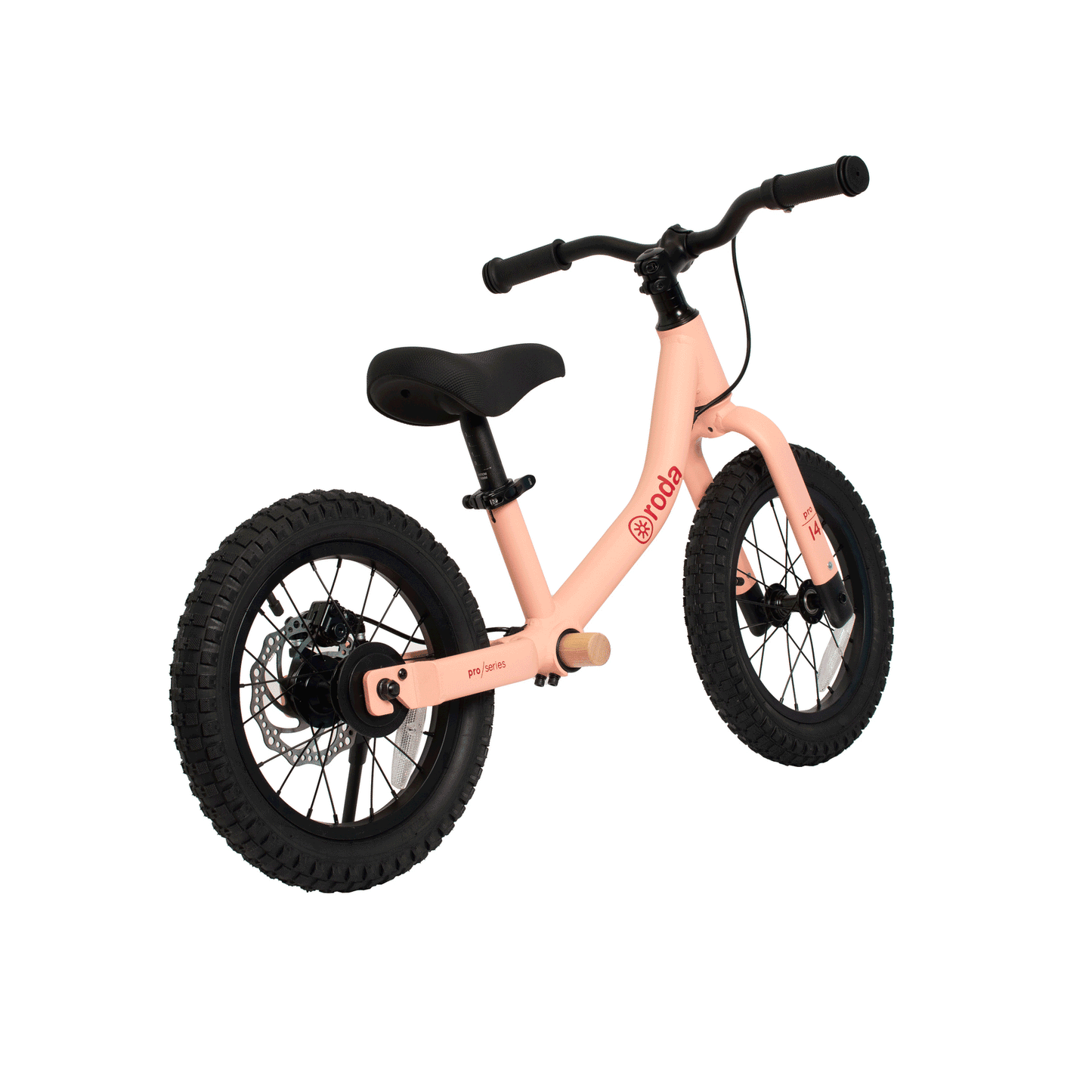 Bicicleta Roda Pro Series Aro 14 + Kit de Pedales - Rosa