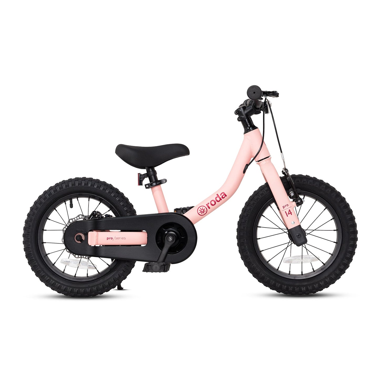Bicicleta Roda Pro Series Aro 14 + Kit de Pedales - Rosa