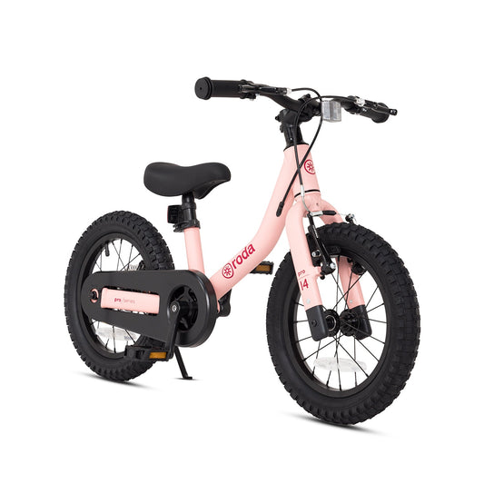 Bicicleta Roda Pro Series Aro 14 + Kit de Pedales - Rosa