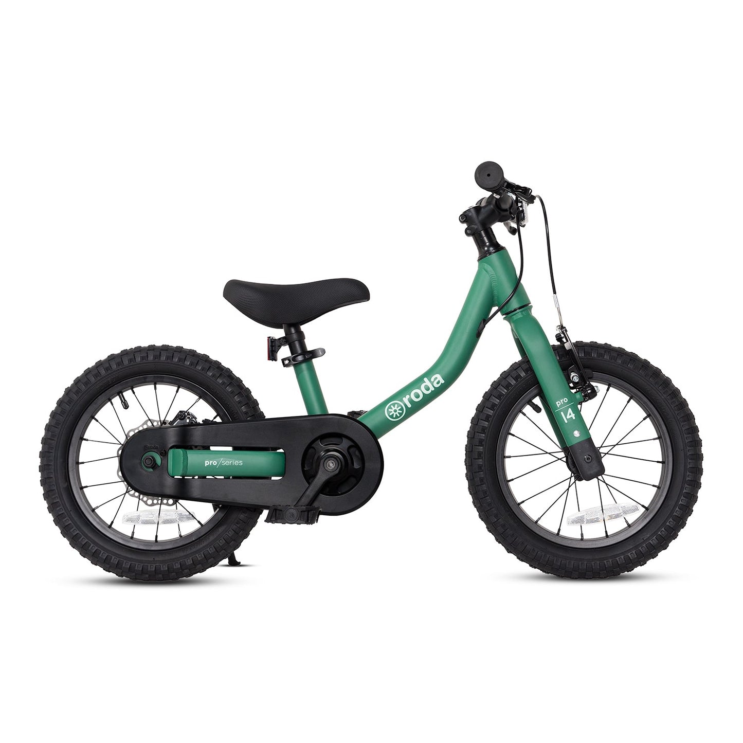 Bicicleta Roda Pro Series Aro 14 + Kit de Pedales - Verde