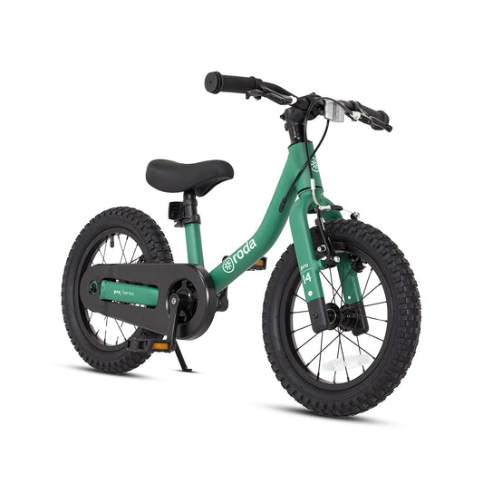 Bicicleta Roda Pro Series Aro 14 + Kit de Pedales - Verde
