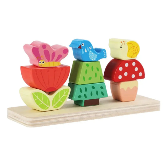 Set Apilable Primavera Mágica de Madera