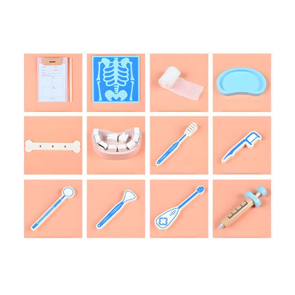 Maletín Médico Infantil con Accesorios de Madera