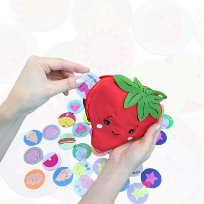 Juego de Memoria de Frutilla con Estuche
