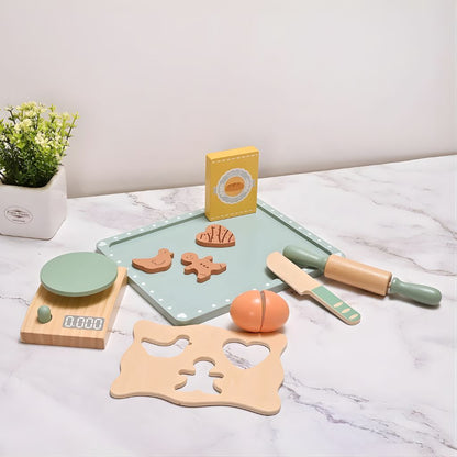 Juego de Galletas de Madera con Accesorios