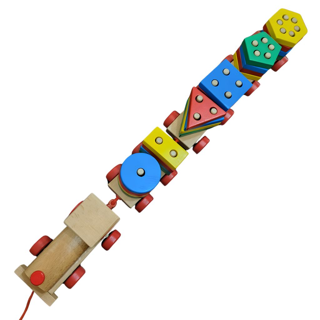 Tren Apilable de Madera