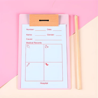 Maletín Médico Infantil con Accesorios de Madera