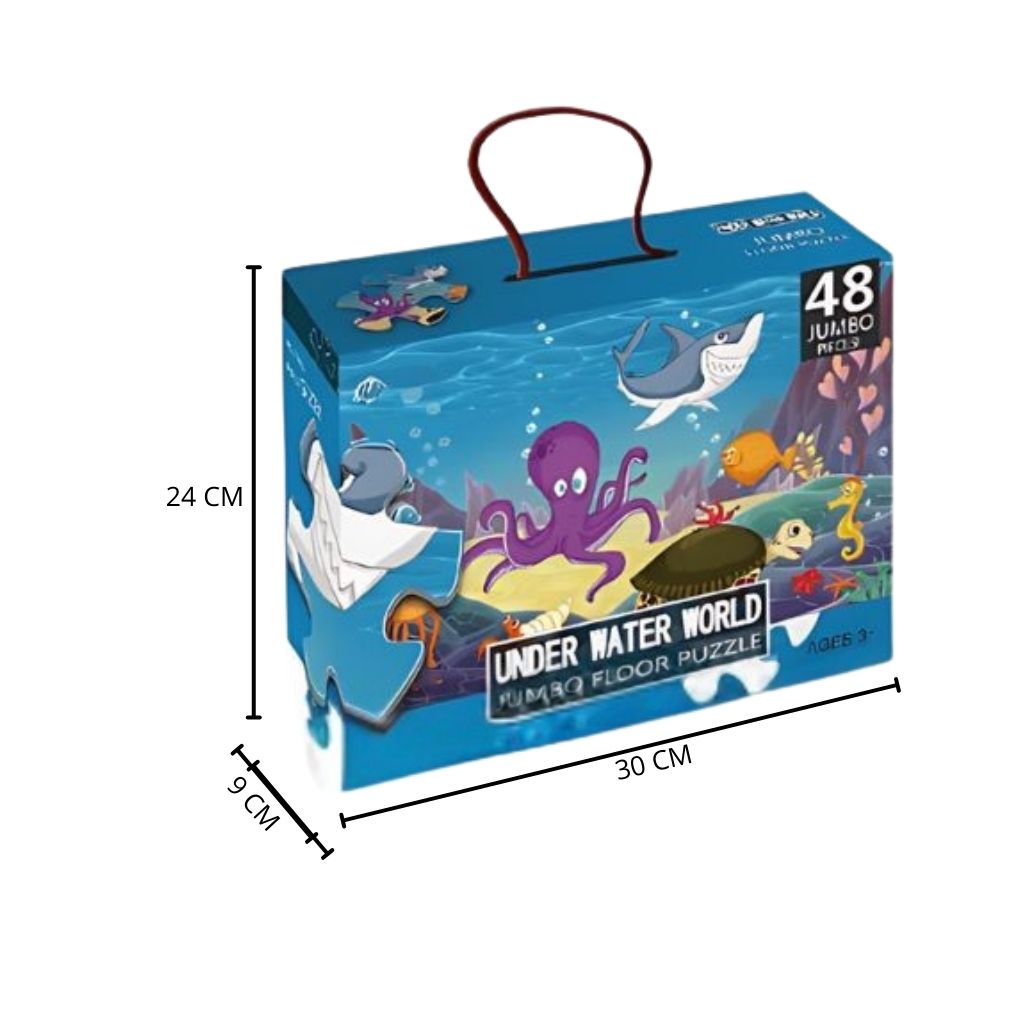 Rompecabezas Jumbo Mundo Submarino 48 Piezas