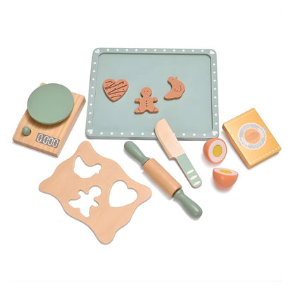 Juego de Galletas de Madera con Accesorios