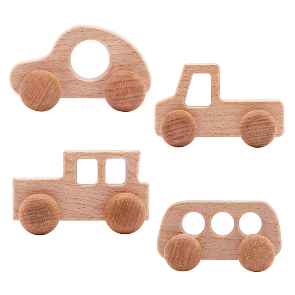 Set Mis Primeros Autitos de Madera