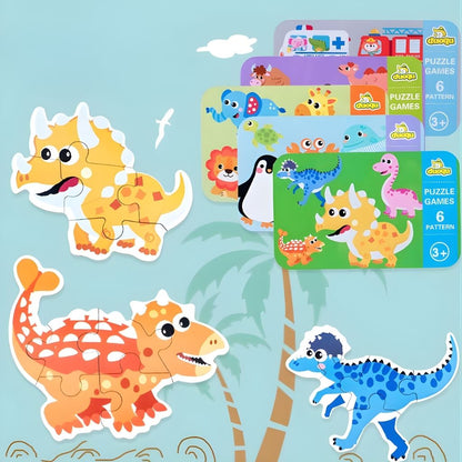 Rompecabezas Vehículos de la Ciudad en Estuche Metálico