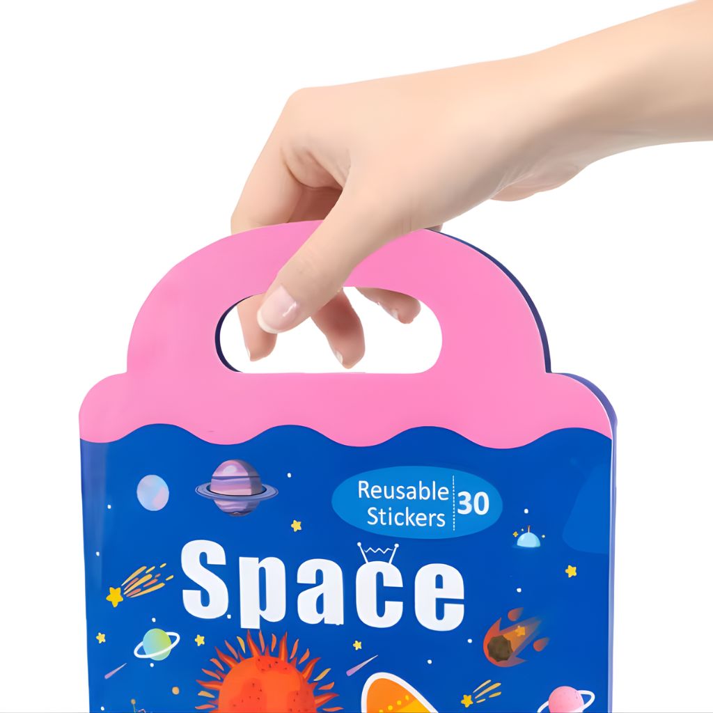 Libro de Stickers Magnéticos Reutilizables Espacio