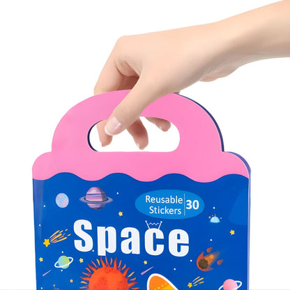 Libro de Stickers Magnéticos Reutilizables Espacio