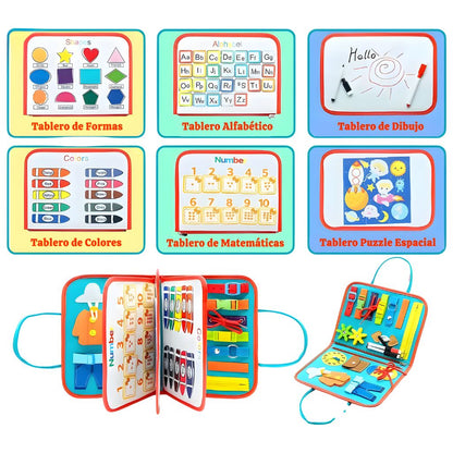 Maletín Sensorial Educativo Espacio 8 en 1