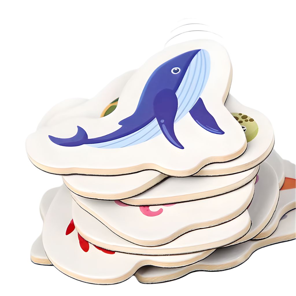 Tableros de Encaje Magnético Animalitos del Mar