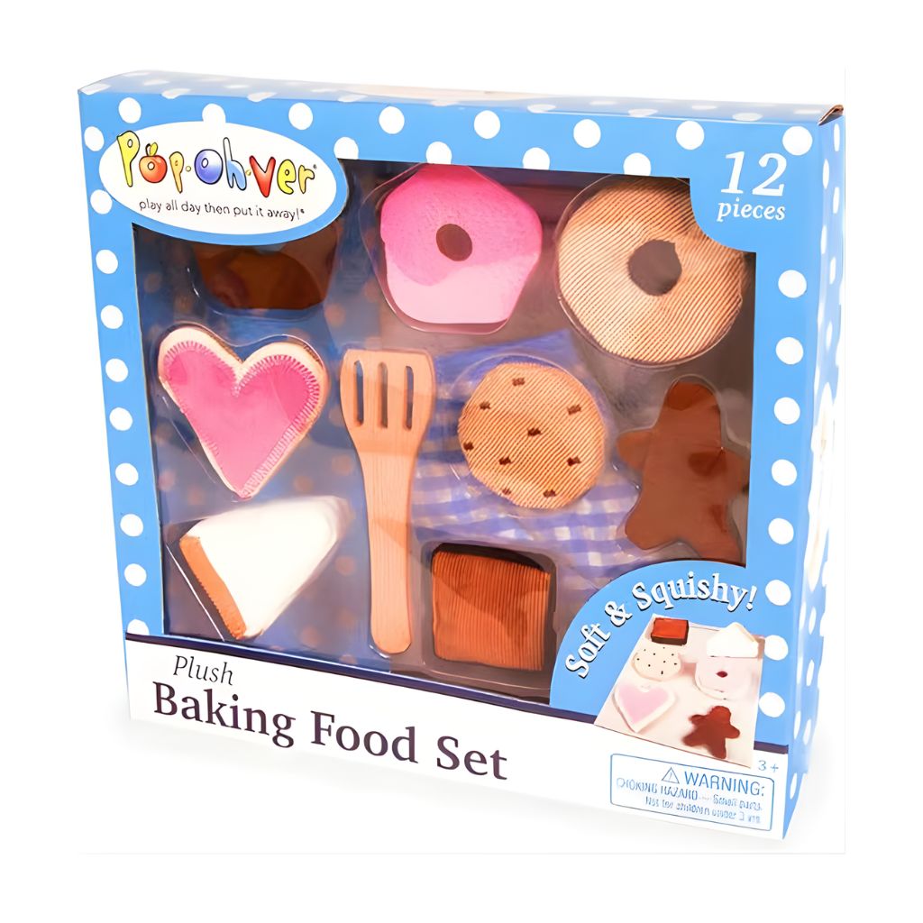 Set de Pastelería Suave y Esponjosa de Tela 12 Piezas