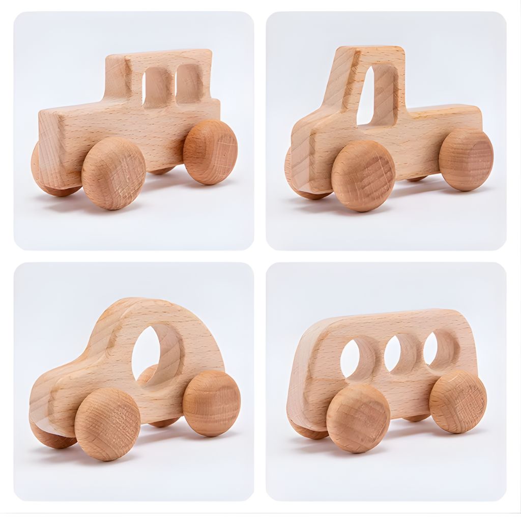 Set Mis Primeros Autitos de Madera