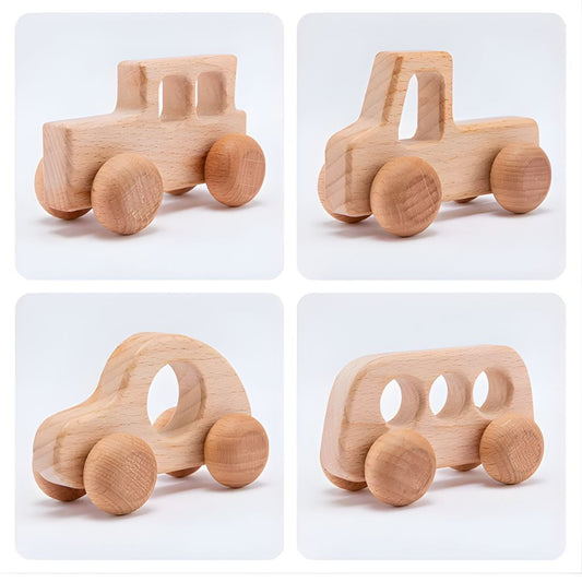 Set Mis Primeros Autitos de Madera
