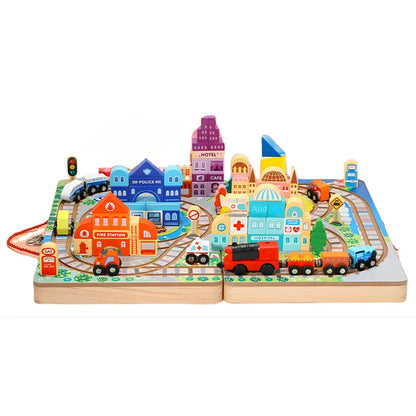 Ciudad Didáctica con Trencito de Madera a Pilas