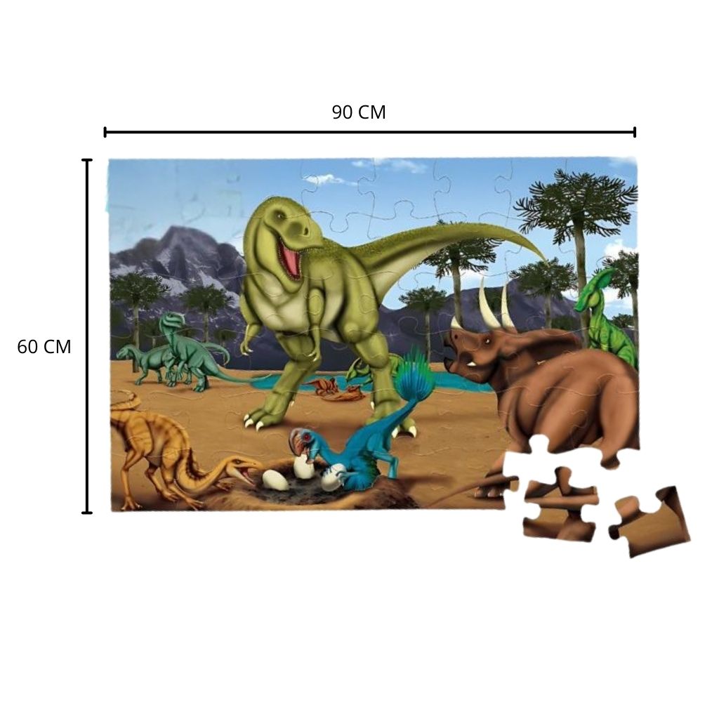 Rompecabezas Jumbo de Dinosaurios 48 Piezas