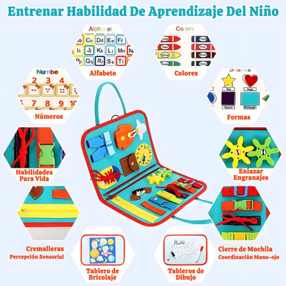 Maletín Sensorial Educativo Espacio 8 en 1