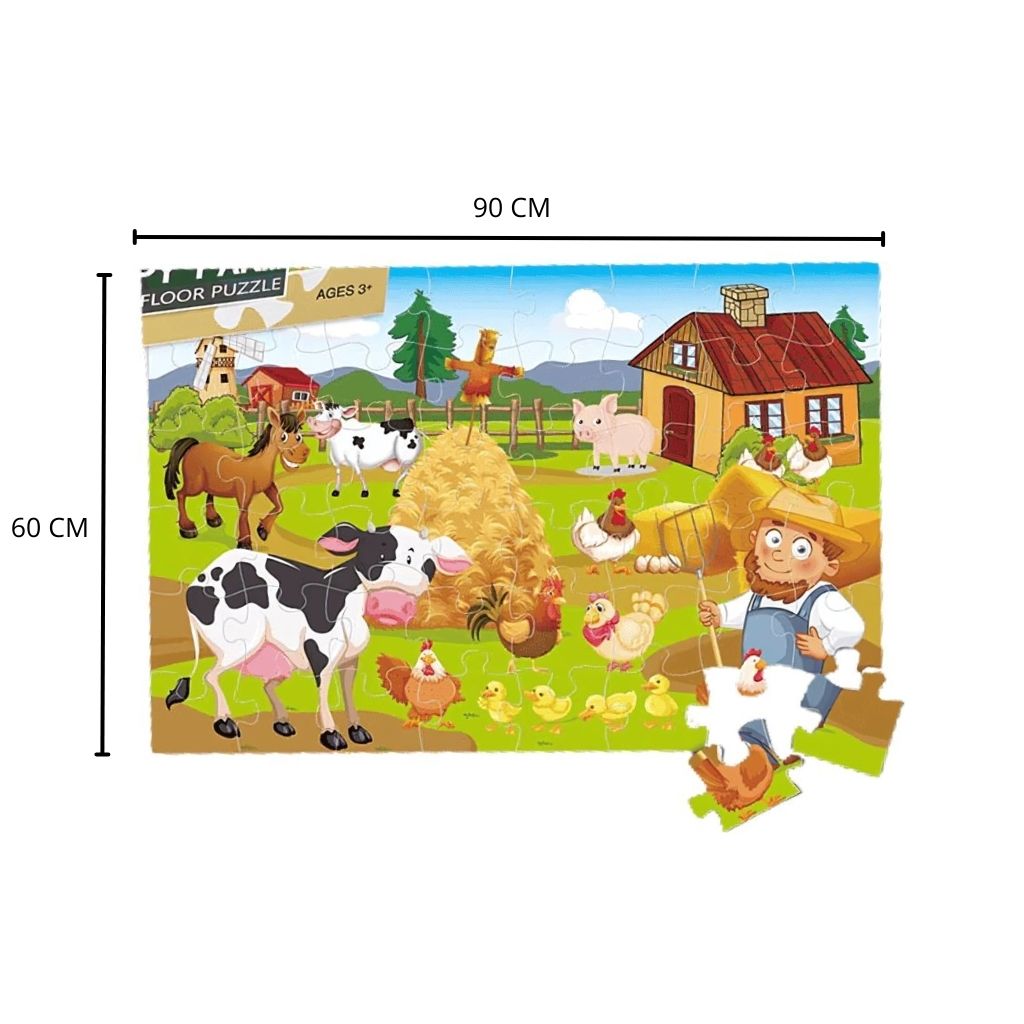 Rompecabezas Jumbo Granja Feliz 48 Piezas
