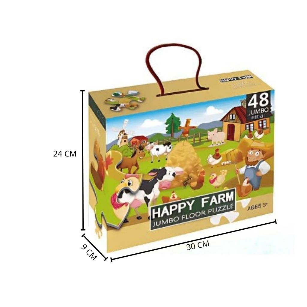 Rompecabezas Jumbo Granja Feliz 48 Piezas