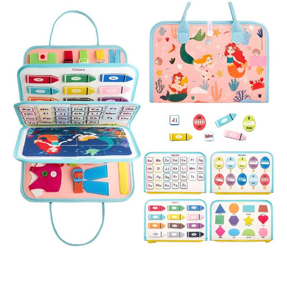 Maletín Sensorial Educativo Sirenas 8 en 1