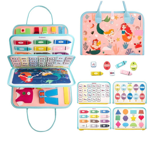 Maletín Sensorial Educativo Sirenas 8 en 1