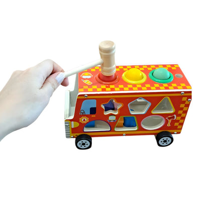 Camión de Bomberos Didáctico de Madera