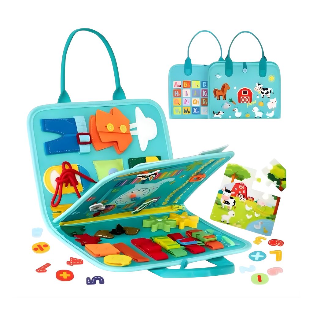 Maletín Sensorial Educativo Granja 4 en 1