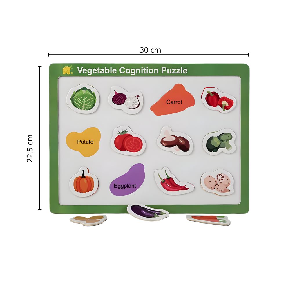 Tablero de Encaje Magnético Vegetales