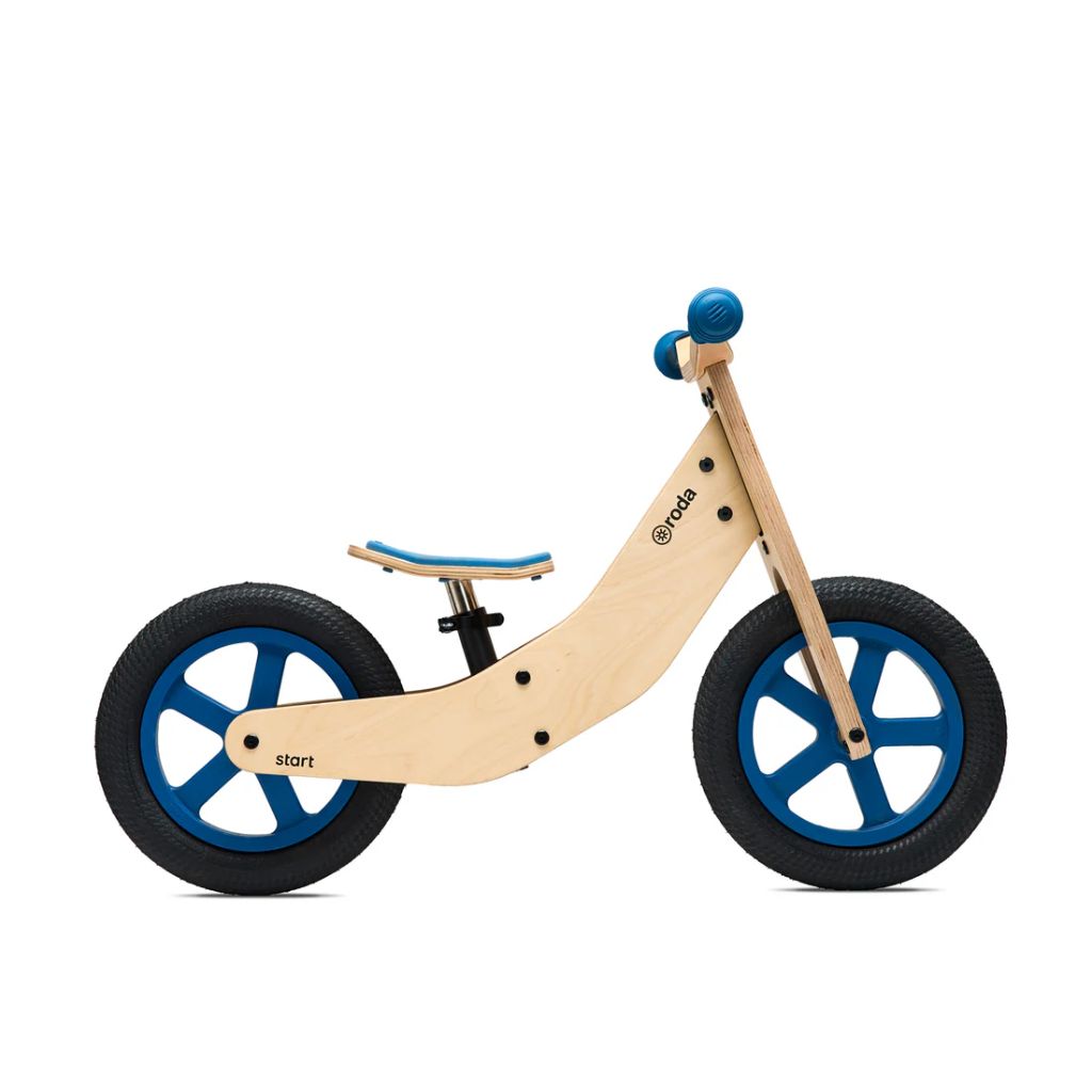Bicicleta de Madera Roda Start - Azul