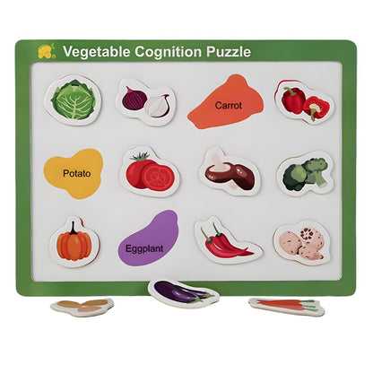 Tablero de Encaje Magnético Vegetales