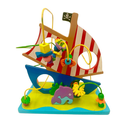 Laberinto de Cuentas XL  Barco Pirata (43×40 cm)