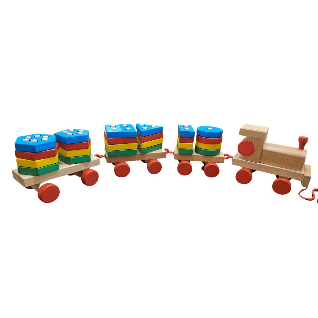 Tren Apilable de Madera