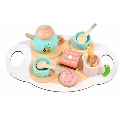 Juego de Té Dulce Abejita de Madera