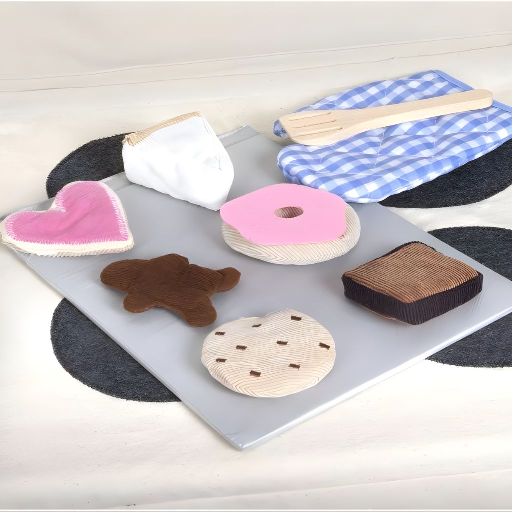 Set de Pastelería Suave y Esponjosa de Tela 12 Piezas