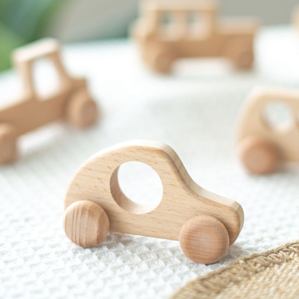 Set Mis Primeros Autitos de Madera