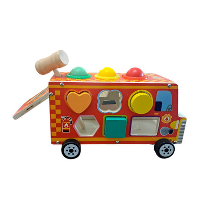 Camión de Bomberos Didáctico de Madera