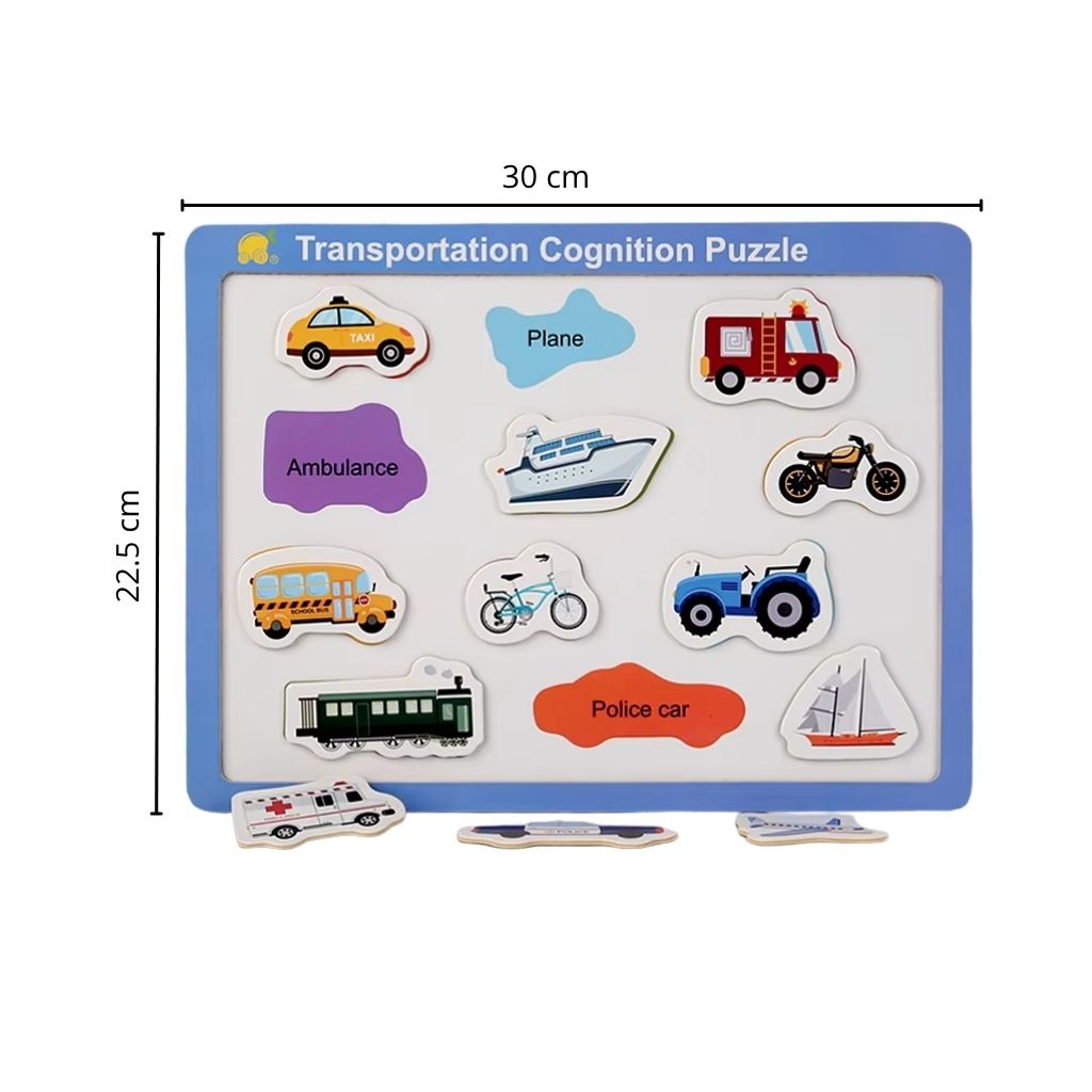 Tablero de Encaje Magnético Transportes