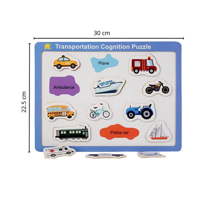 Tablero de Encaje Magnético Transportes