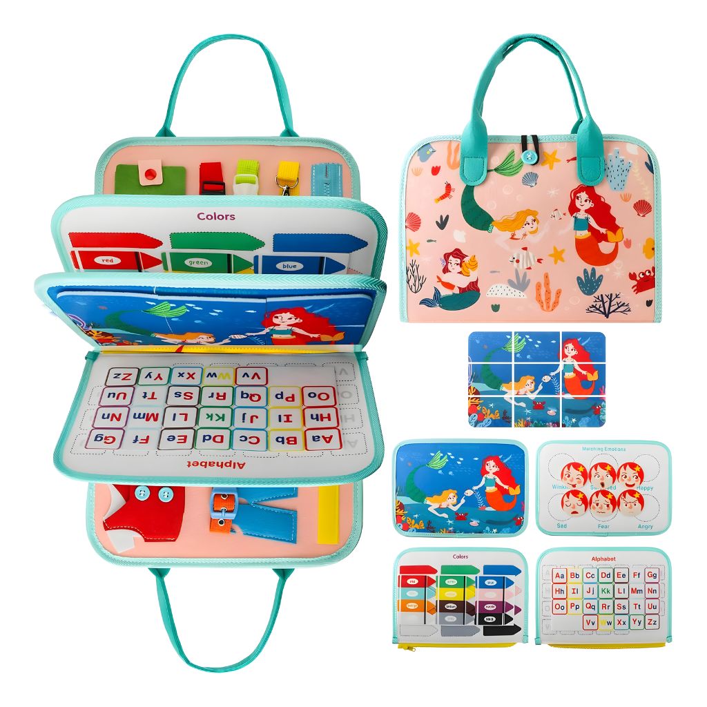 Maletín Sensorial Educativo Sirenas 8 en 1