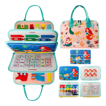 Maletín Sensorial Educativo Sirenas 8 en 1
